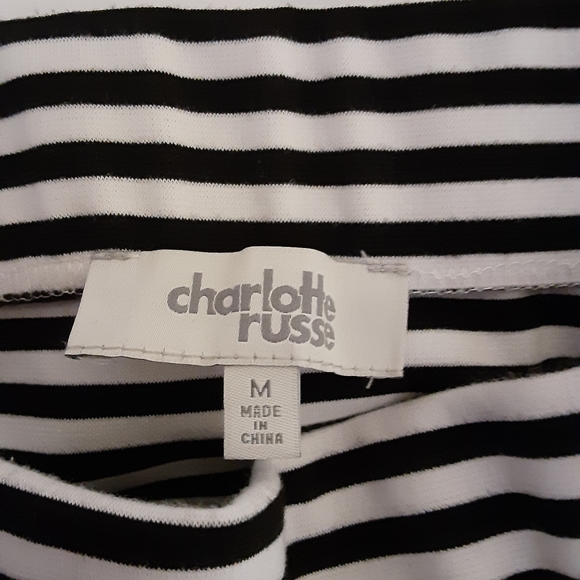 Charlotte Russe  Horizontal Striped Mini Skirt - Picture 5 of 5